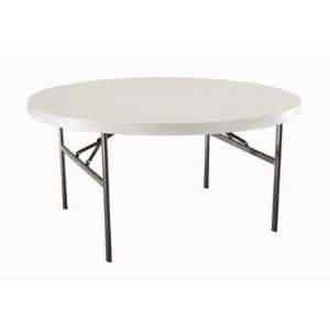  Lifetime 2970 60 Round Commercial Grade Table in White 