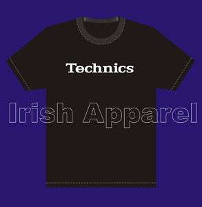 Dj Shirt Black Technics T Shirt Pioneer Vestax Denon  