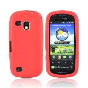  RED For Samsung Continuum i400 Silicone Skin Case Cover 