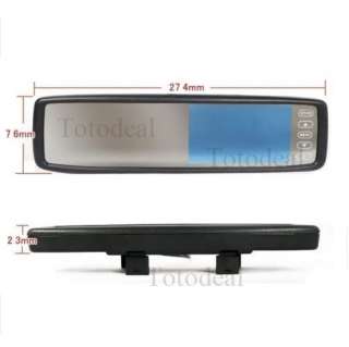 Car Rearview  Monitor Color TFT LCD Reverse Mirror  