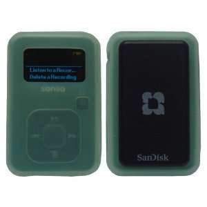 Sandisk Sansa Clip Plus (2GB ,4GB , 8GB) Green Silicone 