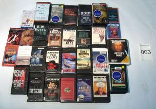 LOT of 30 AUDIOBOOK Men Clancy Thrillers Drama Military  