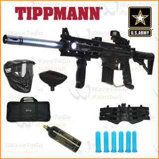 Tippmann US Army PROJECT SALVO Extreme Paintball Marker Gun Combo Case 