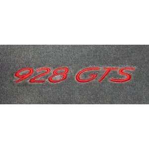   Cruiser Mat Color Linen Mat Logo 928GTS (Script) Embroidery   Red