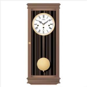  Seiko AHS102BLH Emblem Brown Wall Clock with Pendulum 