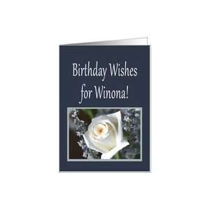 Birthday Wishes for Winona Card