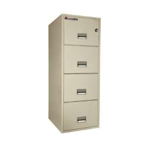 Sentry Safe Four Drawer Fire and Water Resistant Vertical Legal File 