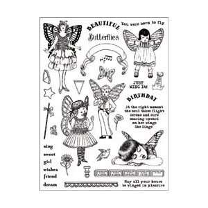   Large 8X6 Sheet   Born To Fly by Crafty Secrets Arts, Crafts & Sewing