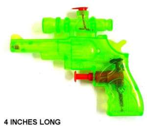 24 WATER SQUIRT PISTOL W SCOPE 4 INCH GUNS toy gun  