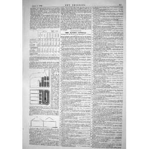   1866 ELDER TABLE COST SHIPS REPAIRS DIAGRAM SHEDS