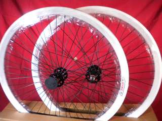 NEW TRACK FIXED GEAR VELOCITY CHUKKER WHEELSET WHT 48sp  