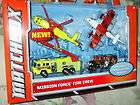 BRAND NEW FOR 2012 MATCHBOX SKYBUSTERS MISSION FORCE FIRE CREW 4 PC 