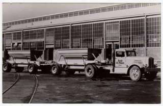 Real Photo Postcard Advertisement for Autocar Trucks  