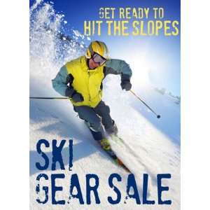  Ski Gear Sale Sign
