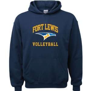   Navy Youth Volleyball Arch Hooded Sweatshirt