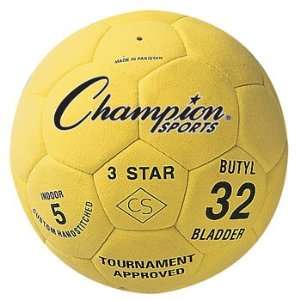  Three Star Soccer Ball   Size 4   3 per case Sports 
