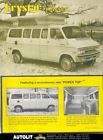 1974 Crystar Traveler Chevrolet Van Camper Brochure