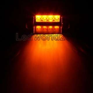 light whit 8x9 led car truck emergency flashing strobe light