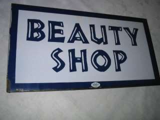   PORCELAIN HAIR DRESSER SALON SIGN MANICURE STYLE DRYER TOOL  