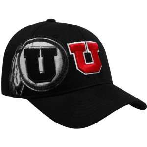   the World Utah Utes Black Strike Zone One Fit Hat