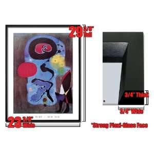  Framed Red Sun Joan Miro Poster Abstract FrM301B