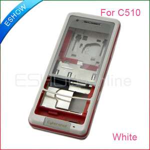 White Housing Cover+ Keyboard for Sony Ericsson C510  