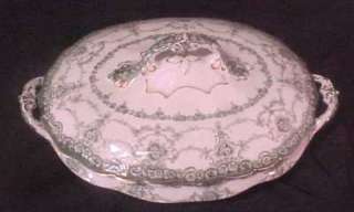   trim on white porcelain china this beautiful serving dish was made in