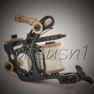Custom Hand Made Tattoo Machine Gun for liner and shader Low vibration 