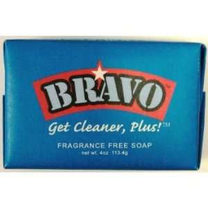  BRAVO™ 4 oz. Fragrance Free Shea Butter Soap Case Pack 