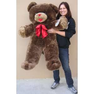   , Soft, Plush and Snuggly Brown Teddy Bear Valentine 