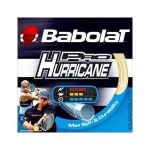  Babolat Pro Hurricane 18 Gauge Tennis String (Natural 