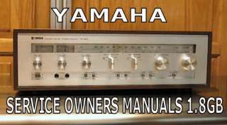 YAMAHA SERVICE MANUAL TUNER AMP RECEIVER PDF DVD BOOK  