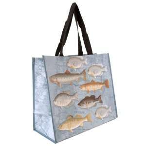 Insta Totes Reusable Fish Blue Shopping Tote By The Each 