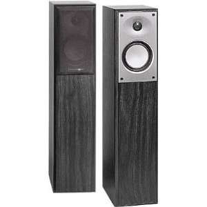   MORDAUNT SHORT MS904 2 Way 5¼ Tower Speaker Black Pair Electronics