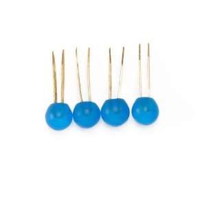  Tiny Matte Resin Ball Handbag Feet Turquoise 4/pkg By The 