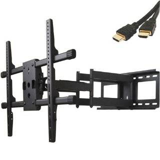   Plasma LCD TV Articulating Dual Arm Wall Mount for 37 60 Display