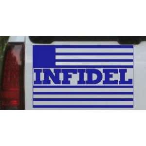  Infidel With US Flag Military Car Window Wall Laptop Decal 