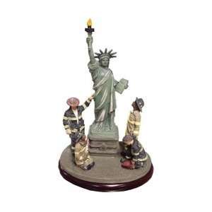 Vanmark Red Hats of Courage United We Stand 9/11 Statue Figurine 