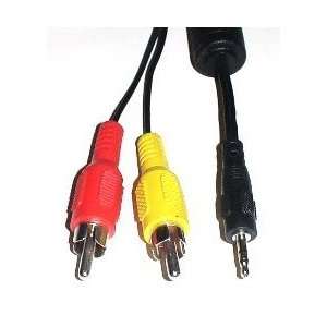    MP4 (2.5mm to RCA) Audio and Video Cable 10 Pcs/Pack Electronics