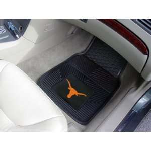  University of Texas Floor Mats 2 Piece Vinyl Set