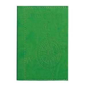  CR Gibson Travel Journal, Green Apple, 4.625 x 6.75 Inches 