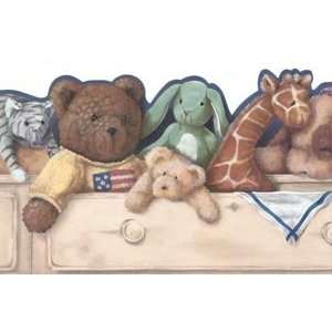  Wallpaper Border Stuffed Animals on Top Shelf Kitchen 