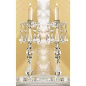   Beaded Chandelier Candle Stick Holders Wedding Part Centerpieces