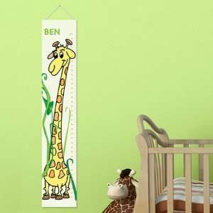  Personalized Growing Giraffe Growth Chart Baby